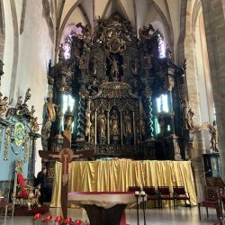 Und weil der Dom St. Nikolaus gerade offen war ...