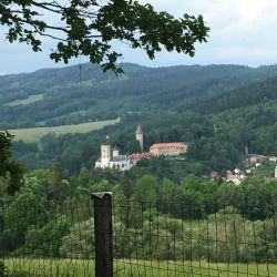nach 120 km Rozmberk in Sicht