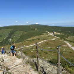 Blick zurück zum Slaski Dom (Schlesier Haus)