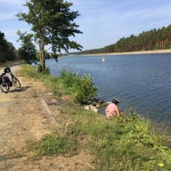 Abkühlung am Kanal