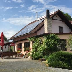 Meine Unterkunft vom Garten aus