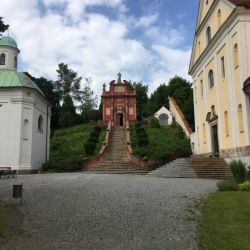 Der heilige Bezirk mir mehreren Kirchen- und Klostergebäuden