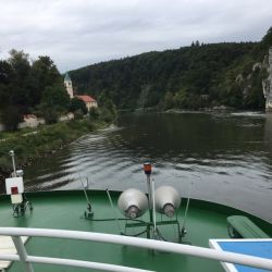 Blick zurück nach Weltenburg
