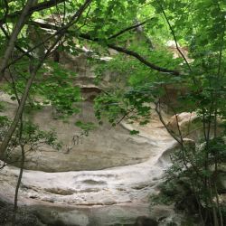 Ausgespülte Sandsteinformation