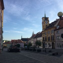 Der historische Marktplatz von Eger