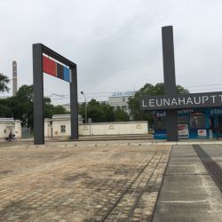 Vorplatz Leuna Werke