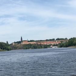 Vyšehrad in Sicht