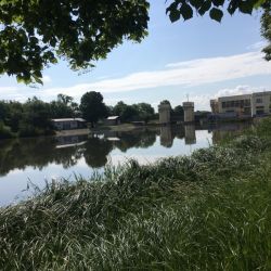 Elbwehr in Predmeritz an der Elbe