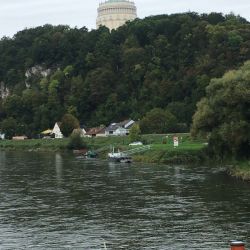 Blick zur Befreiungshalle von Kehlheim aus