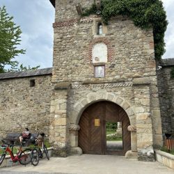 Vor der Besichtigung noch eine Stärkung