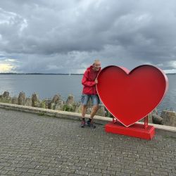 Wetterbedingt hält sich die Liebe zu Gizycko in Grenzen