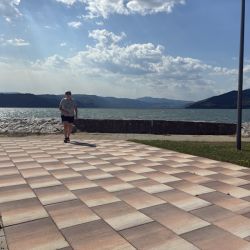 Nachmittags, bei 35° sind nur Touristen unterwegs