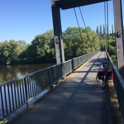 Stahlbrücke über die Eger...