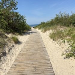 Strand in Sicht