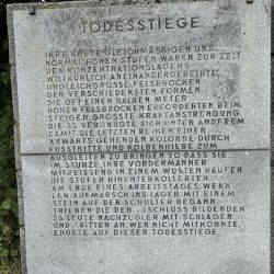 Die Todestreppe war die kürzeste Verbindung zum Steinbruch