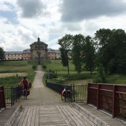 Die Auffahrt von der Elbe