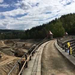 Talsperre Harzdorf, leider ohne Wasser
