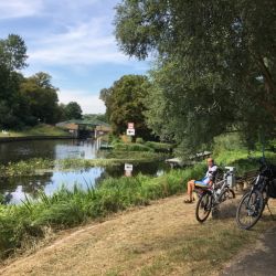 Rast am Finowkanal