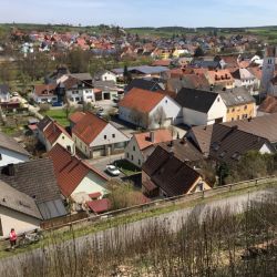 Blick auf Rieden und das Vilstal