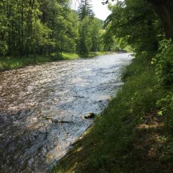 Viele Kilometer bin ich entlang der Otava gefahren