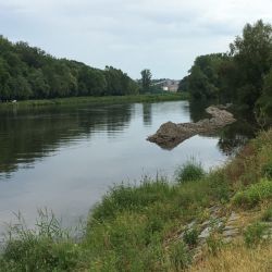 Einmündung der Moldau