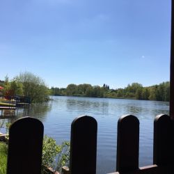 Die Aussicht beim Essen könnte schlechter sein
