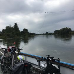 Die Fähre wird nur mit Wasserkraft betrieben