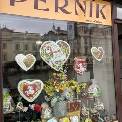 Lebkuchen sind in Pardubice allgegenwärtig