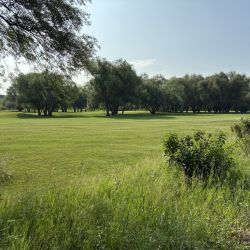 Direkt neben Terezin liegt heute ein Golfplatz mit wunderschönem Rasen